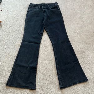 Express 70s Flare Mid-Rise Jeans. L (12/14/16) Long